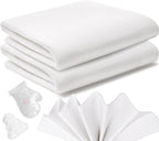 YOUEON 2 Pcs Large White Felt Fabric by YOUEON