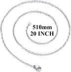 30 Pack 20 Inch Necklace Chain Stainless Steel Link Cable Chain Necklace - Image 3