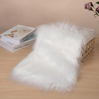 White Faux Fur Fabric by The Yard - Image 2