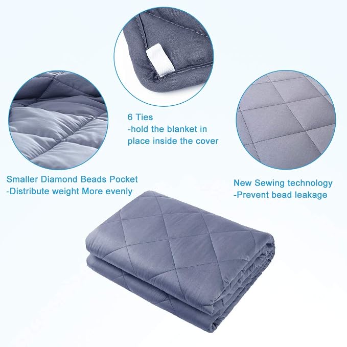 HYPNOSER Weighted Blanket Twin Size - Image 4