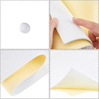 BENECREAT 78.7x12 inch White Self-Adhesive EVA Foam Roll, 3mm Thick | Sticky - Image 5