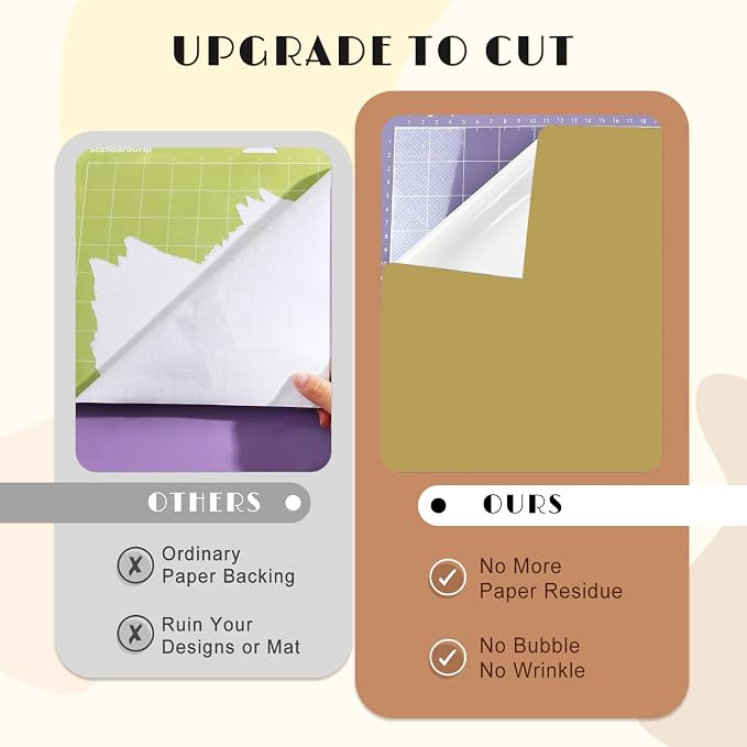 Tintnut Skin Tone Permanent Vinyl 8 Sheets 12''x10'' Brown Adhesive Viny | - Image 4
