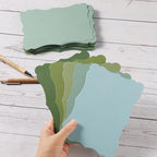 50 Pack Blank Kraft Greeting Cards, 5 Colors, 5x7IN | Thick Cardstock Paper - Image 4