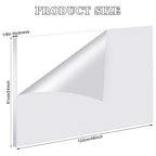 Roowest 4 Pcs 24 x 48 Inch, 1/8 Inch Thick Clear Acrylic Sheets Plastic - Image 2