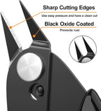 Small Wire Cutters 5-Pack Diagonal Flush Cutters 5" Black | - Image 2