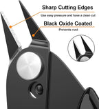 Small Wire Cutters 5-Pack Diagonal Flush Cutters 5" Black | - Image 2