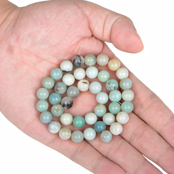 AD Beads Natural Gemstone Round Loose Beads 15" - Image 3