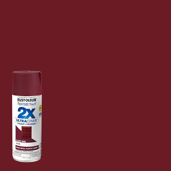Rust-Oleum 334062 Painter's Touch 2X Ultra Cover Spray Paint, 12 oz, Satin - Image 2