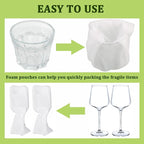 200PCS Cushion Foam Pouches, Moving Packaging Supplies - Image 4