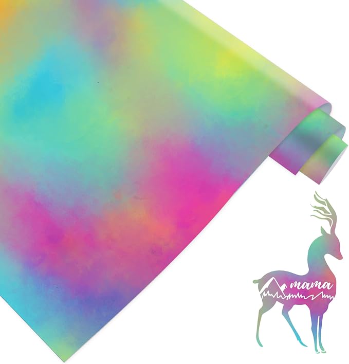 HTVRONT Tie Dye HTV Heat Transfer Vinyl Rolls by HTVRONT