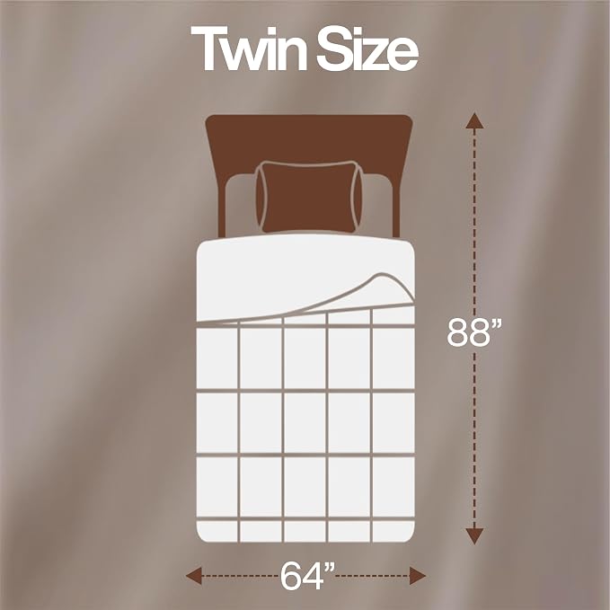 Utopia Bedding Twin Comforter Duvet Insert, Quilted White Comforter - Image 2