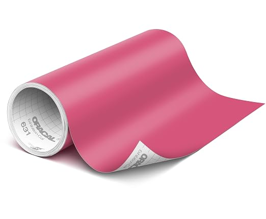 ORACAL 631 Matte Lipstick Pink Vinyl Durable Roll Easy to Weed Permanent by Orafol