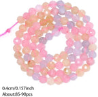 4mm 90pcs Morganite Stone Tiny Gemstone Beads - Image 3