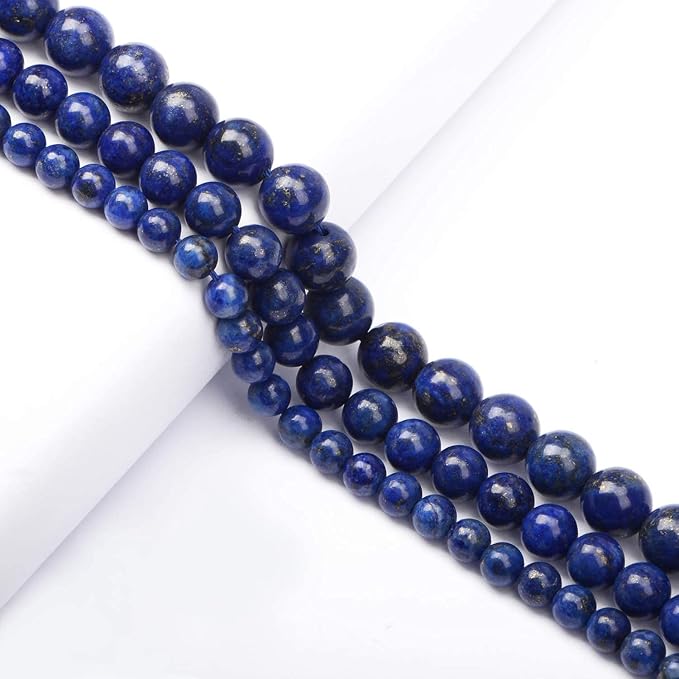 AD Beads Natural Gemstone Round Loose Beads 15" - Image 4