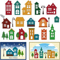 16 Styles Houses Metal Cutting Dies DIY Paper Craft Die Cuts Carbon Steel by DELORIGIN
