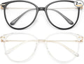 Gaoye Blue Light Blocking Glasses Women/Men, Fashion Cat Eye Fake Eyeglasses UV by Gaoye