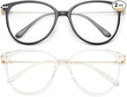 Gaoye Blue Light Blocking Glasses Women/Men, Fashion Cat Eye Fake Eyeglasses UV by Gaoye