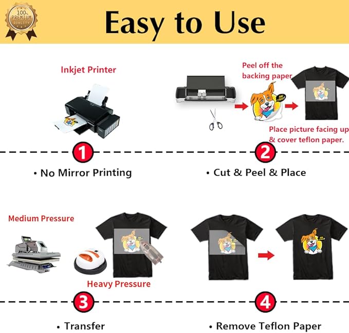 TransOurDream Dark Heat Transfer Paper - Image 5