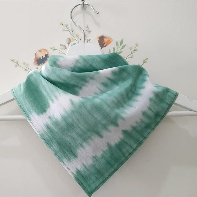 White Bandana for Tie Dye Party Supplies Plain Solid Cotton Large Headband Head - Image 7