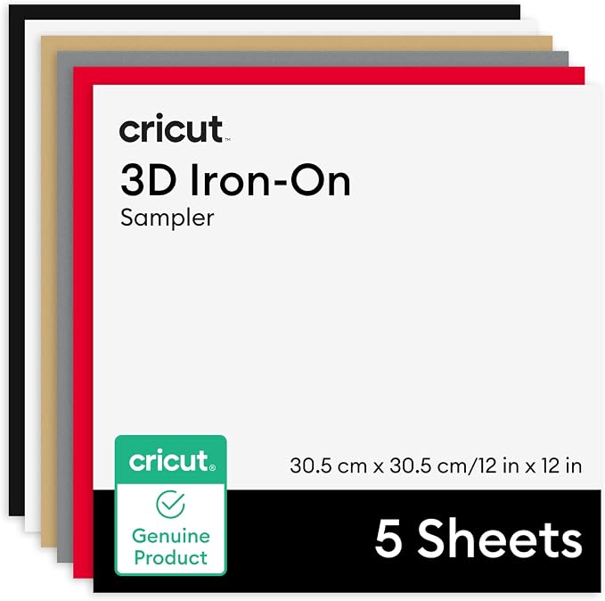 Cricut 3-D Iron-On - 5ft Bold Sampler by Unknown