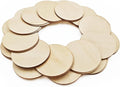 50PCS Wooden Round, Made of Basswood, 4 Inch Unprocessed Wood Pieces, Natural by Prainetooy