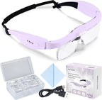 YOCTOSUN Magnifying Glass with Light, 0.75X-4.0X Magnifying Glasses, by YOCTOSUN