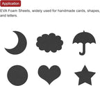 uxcell EVA Foam Sheets Black 9.6 Inch x 9.6 Inch 10mm Thickness - Image 5