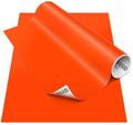 VViViD DECO65 Matte Pastel Orange Red Permanent Adhesive Craft Vinyl by VVIVIDVINYL