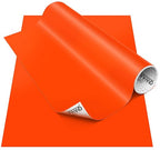 VViViD DECO65 Matte Pastel Orange Red Permanent Adhesive Craft Vinyl by VVIVIDVINYL