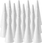 FFchuanhe 20-Pack Craft Foam Cones, Foam Tree Cones, by FFchuanhe