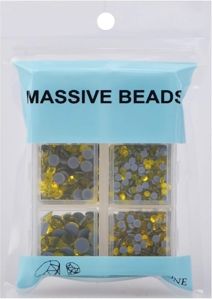 4000pcs Mixed Size Hot Fix Round Crystals Gems Glass Stones Hotfix Flat Back - Image 4