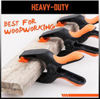 HORUSDY 8-Pack Spring Clamps Heavy Duty, 5-inch Large Plastic Clamps - Image 7