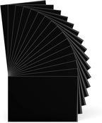 Black Heat Transfer Vinyl Bundle 16-Pack 12" x 10" Heat Transfer Vinyl T-Shirt by YUITCE