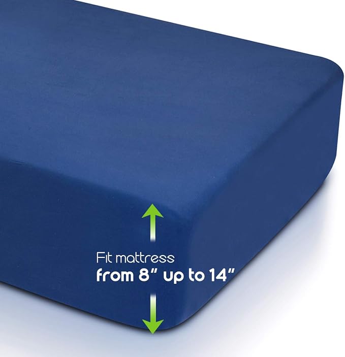 Fitted Sheet- COSMOPLUS Full Fitted Sheet Only（No Flat Sheet or Pillow Shams） - Image 3