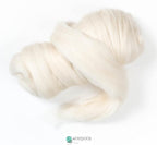 Natural Wool roving, 8 OZ. Best - Image 3