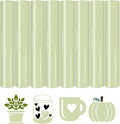 HTVSTD Laurel Green HTV Heat Transfer Vinyl 8pcs 12×10in Iron on Vinyl | Dark by CraftingEveryday