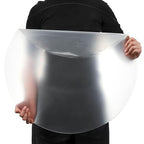 Pushglossy Large Round Acrylic Sheet Clear Acrylic Circle Board Transparent by Pushglossy