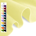 Pale Lime Yellow Soft Felt Fabric Sheet, 1.6mm Thick by Grainear