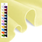 Pale Lime Yellow Soft Felt Fabric Sheet, 1.6mm Thick by Grainear