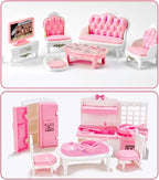 35 Pcs Dollhouse Furniture Accessories Set Mini House Furniture Small Dollhouse - Image 3