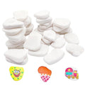 Lifetop 20PCS Smooth Painting Rocks, 1.2"-2.0" White, Flat Natural Irregular by lifetop