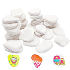 Lifetop 50PCS White Rocks for Painting, 1.2"-2.0" Smooth Natural Irregular DIY by lifetop