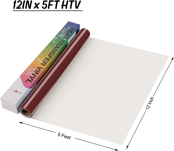 HTVRONT HTV Vinyl Rolls Heat Transfer Vinyl - Image 7