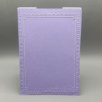 3D Plastic Embossing Folder Template Simple lace Border Texture 5x7 Inch - Image 7