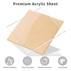 11 x 14 inch Clear Acrylic Sheets 1/8 inch Thick - Image 4