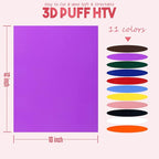 Tintnut Classic Color Puff Heat Transfer Vinyl, easy cut & weed, stretch - Image 2