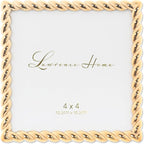 Lawrence Frames Metal Frame, Rope Design, 4x4 Square by LawrenceFrames