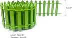 35 Inches Mini Fairy Garden Fence DIY Small Wood Decorative Picket Fence Micro - Image 3