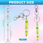 80 Pcs Beadable Keychains Bulk Kit – DIY Keychain Making Supplies - Image 3