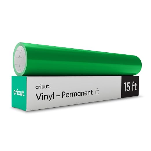 Cricut Premium Permanent Vinyl Roll, Kelly Green by Unknown